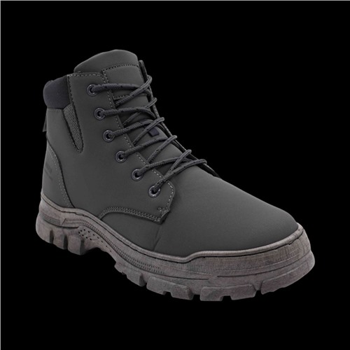 Ботинки на меху Н961-2 серые Размер 43