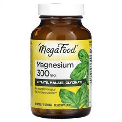 MegaFood, Магний, 300 мг, 60 капсул