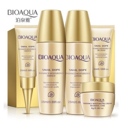 BIOAQUA Набор для ухода за лицом с экстрактом улитки (мини), 12шт/кор