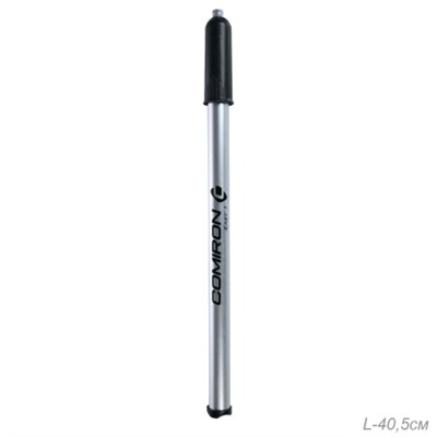 Насос для велосипеда ручной COMIRON EASY 1, алюминиевый корпус,  22*400мм, стальной шток 11 мм. Вес 100 гр. /уп 100/