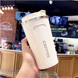 Термокружка для напитков Coffee белый 510мл