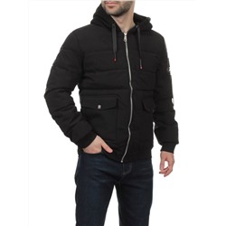 2172 BLACK Куртка мужская зимняя облегченная (150 гр. холлофайбер)