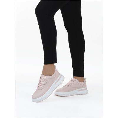 03-YH324-4 PINK Полуботинки летние женские (натуральная кожа)