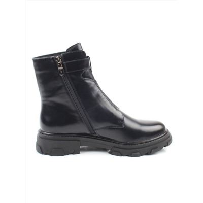 01-E2014B-497F DT. BLUE Ботинки демисезонные женские (натуральная кожа)