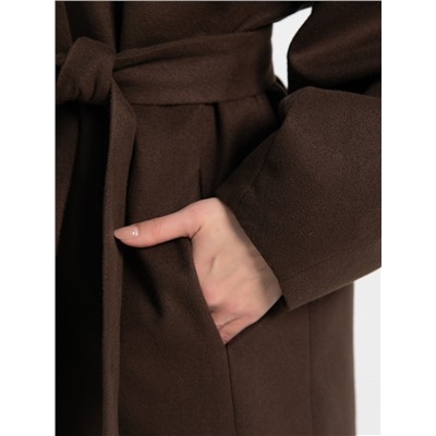 Пальто Мелания (горький шоколад) Б15185-5М