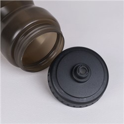 Бутылка для воды ZEON WB105 для активных видов спорта, пищевой hi-quality LDPE, 750ML цвет BLACK/уп100
