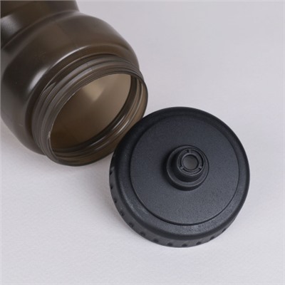 Бутылка для воды ZEON WB105 для активных видов спорта, пищевой hi-quality LDPE, 750ML цвет BLACK/уп100