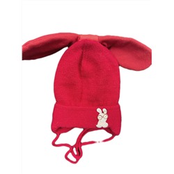 Шапка для девочки Cotton-Kids Зайка 9.19-481 крас