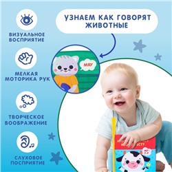 Книжка - шуршалка «Кто как говорит?»