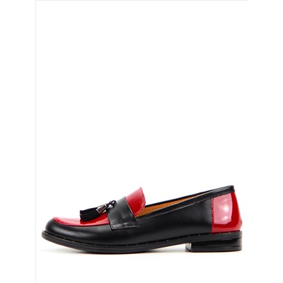Лоферы ED'ART 117.madonna'9g.black+red R