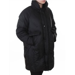 3062 BLACK Куртка пуховая зимняя женская (утиный пух)