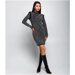 Платье #КТ5001, серебристый