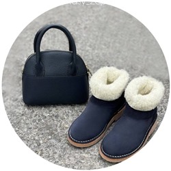 Ab.Zapatos UGY NEW R ANTRACITA+Ab.Zapatos PELLE Peque (550) marino АКЦИЯ
