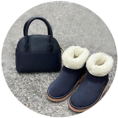 Ab.Zapatos UGY NEW R ANTRACITA+Ab.Zapatos PELLE Peque (550) marino АКЦИЯ