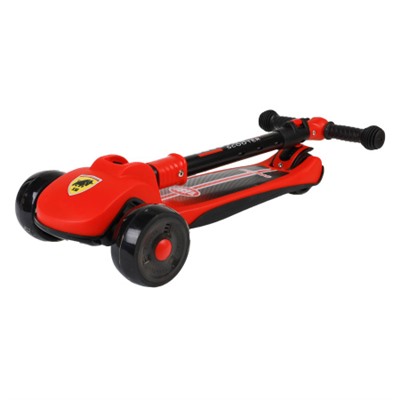 Самокат 3-х колесный SCOOTER /109A /уп 6/ красный