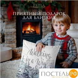 Estia Декоративная подушка РИБАС 45х45, 1пр, плстр.