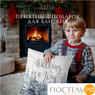 Estia Декоративная подушка РИБАС 45х45, 1пр, плстр.