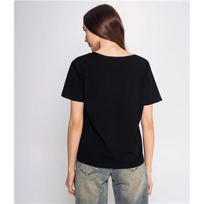 Футболка #ОКТ075005, чёрный