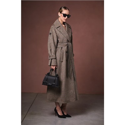 Пальто женское темно-бежевый