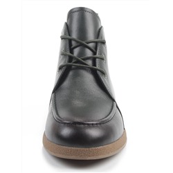 01-S77-97 DK. GREEN Ботинки демисезонные женские (натуральная кожа, байка)