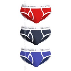 SDK2940-4 Трусы мужские Sergio Dallini [3 шт] Дроп слип