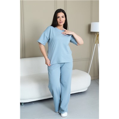 Костюм женский с широкими штанами палаццо КЖ-004