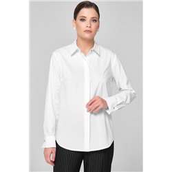 Блузка белая с запонками