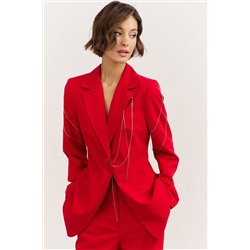 Брюки, жакет RINKA 1481 красный