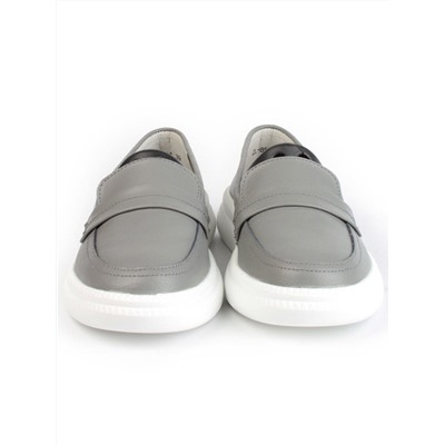 03-ZL-8501 DK. GRAY Полуботинки женские (натуральная кожа)