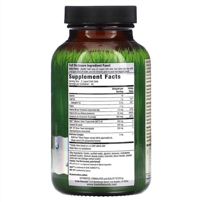 Irwin Naturals, Контроль голода между кишечником и мозгом, 60 мягких таблеток