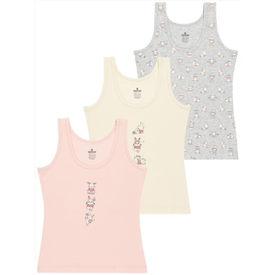 4734 Майка для девочки многоцвет (BAYKAR)