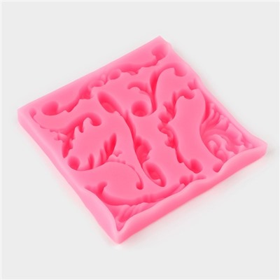 Молд «Вензельный оттиск», 9.8×9.8 см, МИКС