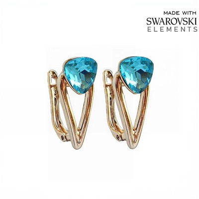 Серьги с кристаллами Swarovski