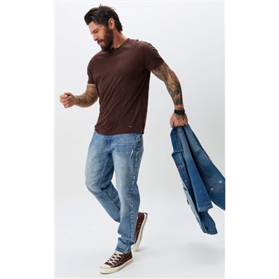 Джинсы муж. P611-0146C middle blue