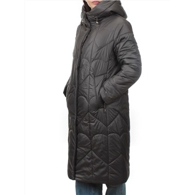 TR-2301 GRAY TURQUOISE Пальто зимнее женское (верблюжья шерсть)