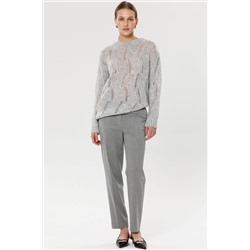 Брюки светло-серые укороченные