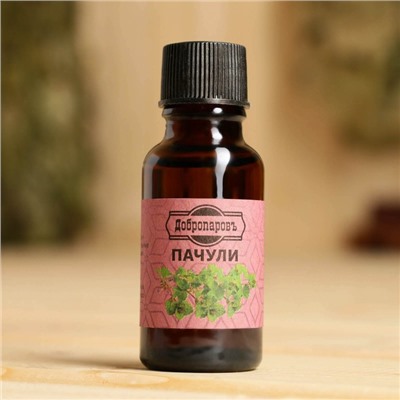 Масло эфирное «Пачули» 20 мл, крафт, Добропаровъ