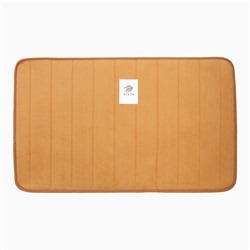 Коврик для ванной «Этель» Basic, 50×80 см, светло-коричневый