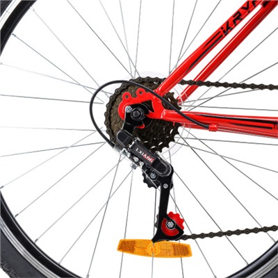 Велосипед 26" рама 17" 7sp KRYPTON TWINKLE TWO красный чёрный
