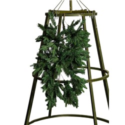 Искусственная ёлка «Праздничная смешанная», каркасная, 400 см, ПВХ ветки отгибаются