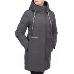 8802 DARK GRAY Пальто зимнее женское CLOUD LAG CAT  (200 гр. холлофайбер)