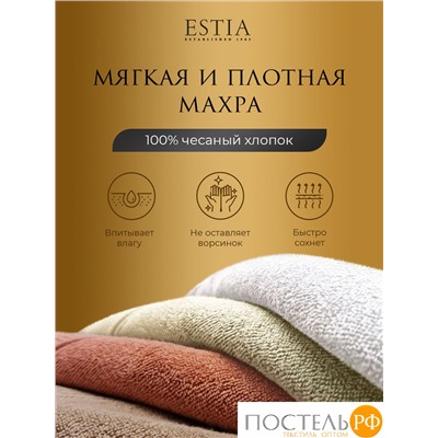 Estia МАРТОС бел Полотенце 50х80, 100% хлопок, 450 г/м2 R