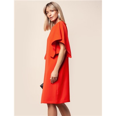 Платье из плотного струящегося крепа