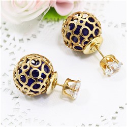 Серьги в стиле Dior E103930078(Синий)