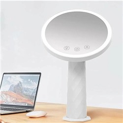 Зеркало на подставке круглое с подсветкой Multifunctional Desktop Makeup Mirror