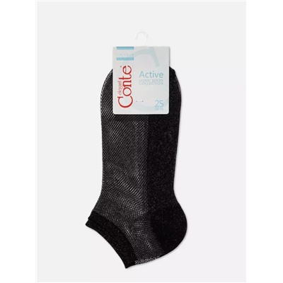 CONTE ELEGANT ACTIVE Ультракороткие носки из вискозы с ажурным переплетением