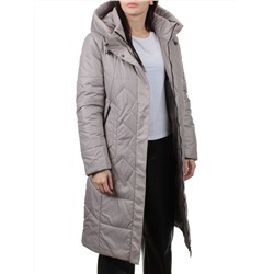 TR-2303 GRAY BEIGE Пальто зимнее женское (верблюжья шерсть)