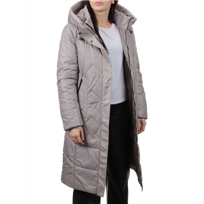 TR-2303 GRAY BEIGE Пальто зимнее женское (верблюжья шерсть)
