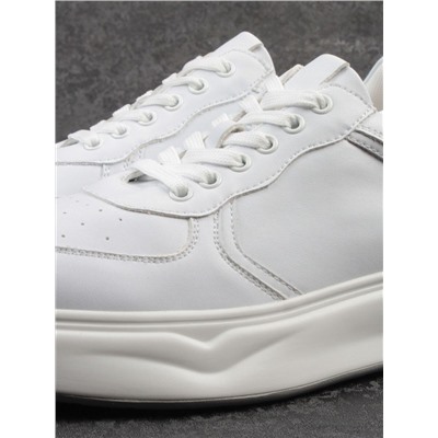 03-3062-2 WHITE Кроссовки женские (натуральная кожа)