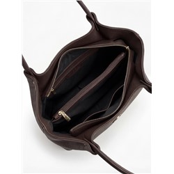 Женская кожаная сумка Richet 3315LG 957 Коричневый
